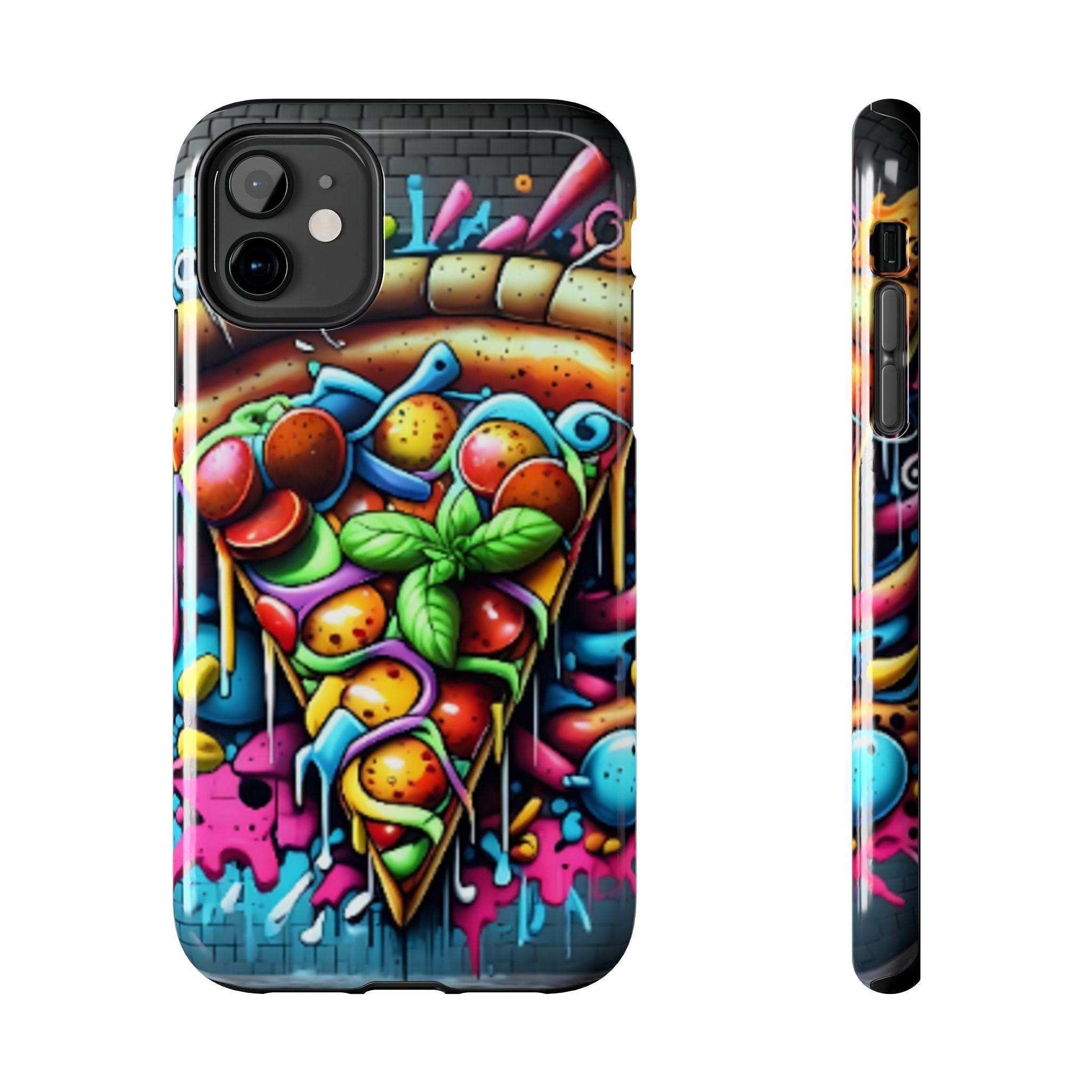 Graffiti Pizza Phone Case - iPhone Tough Case - Hook's Rubs & Spices