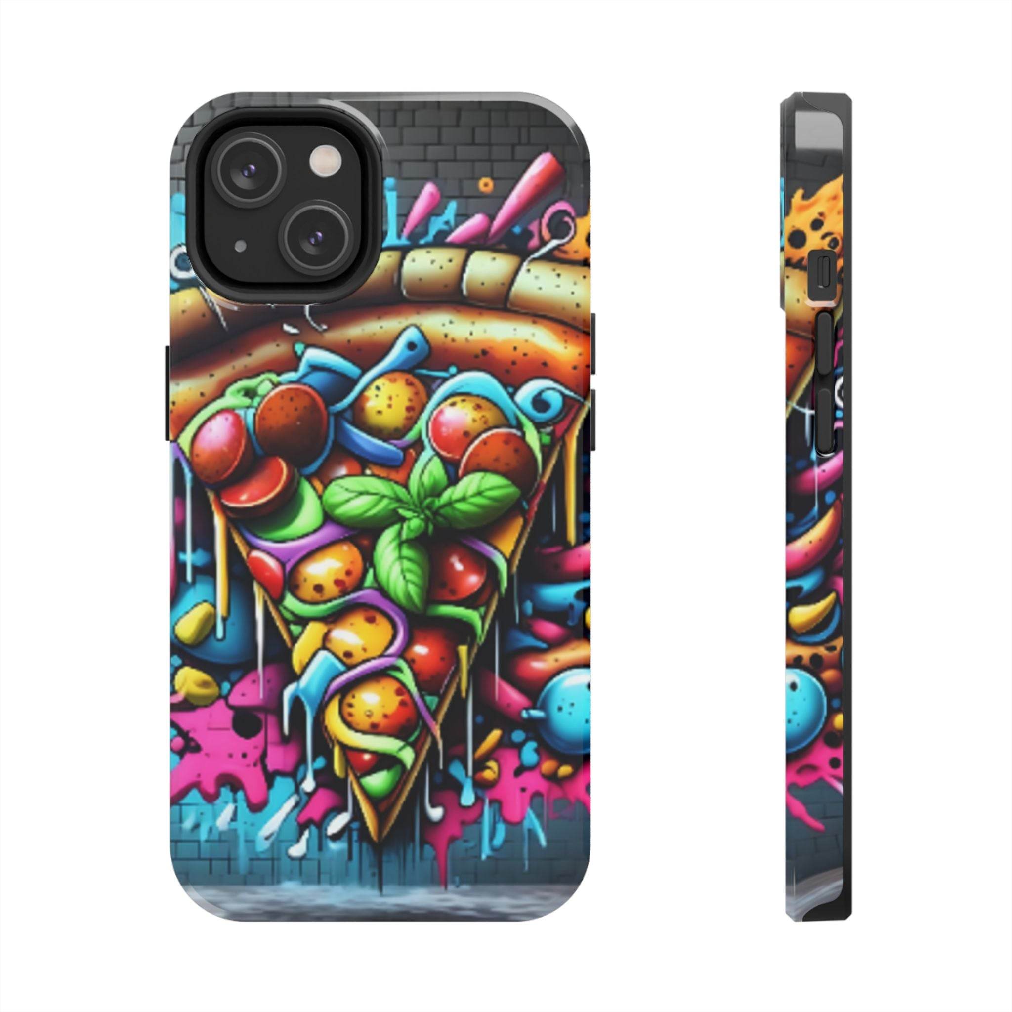 Graffiti Pizza Phone Case - iPhone Tough Case - Hook's Rubs & Spices
