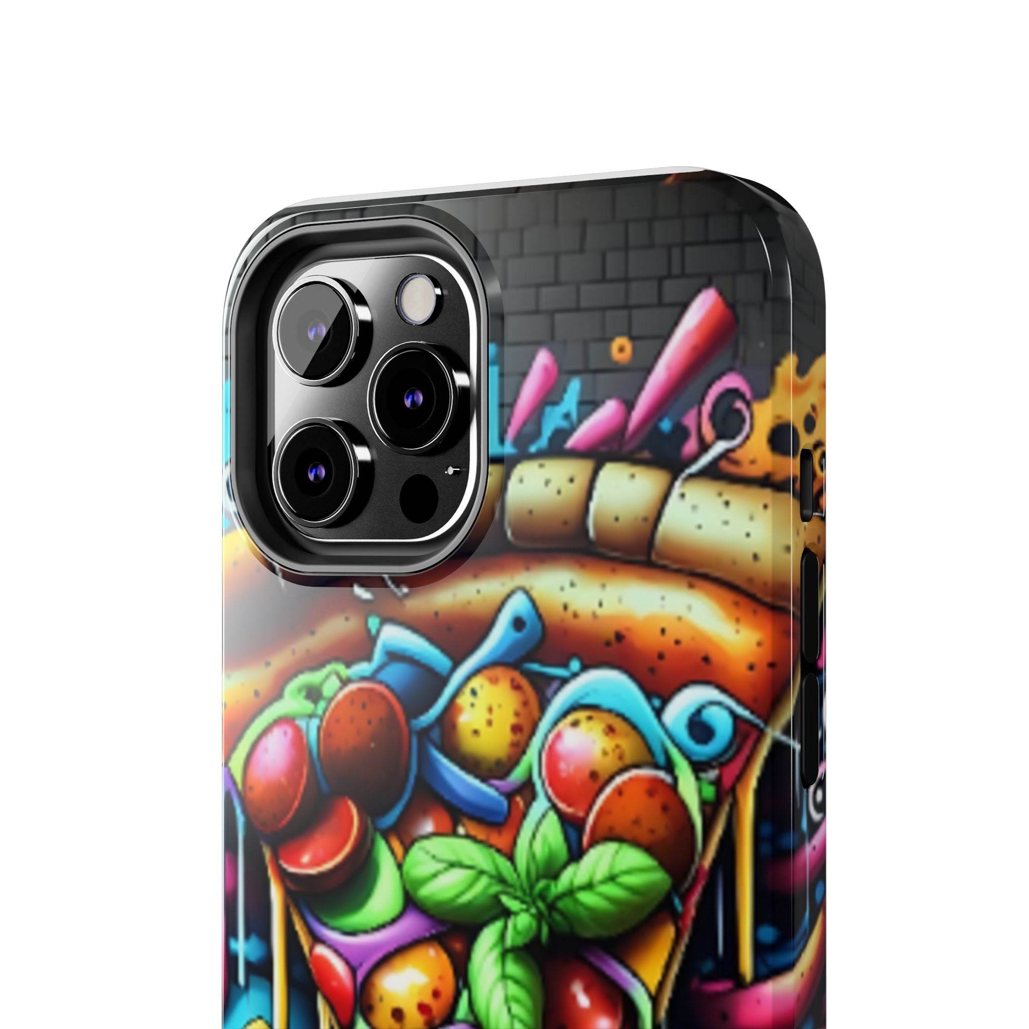 Graffiti Pizza Phone Case - iPhone Tough Case - Hook's Rubs & Spices