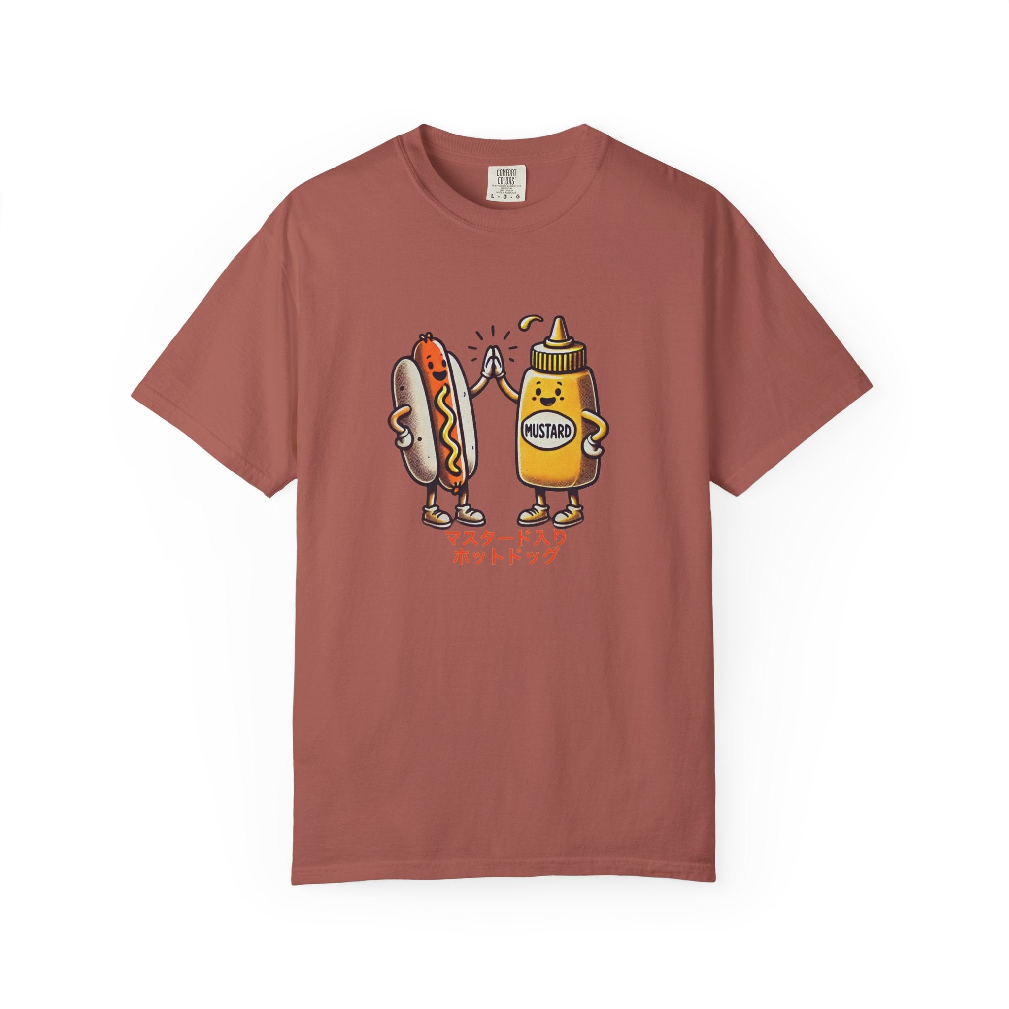 Vintage Hot Dog + Mustard High Five - Tee