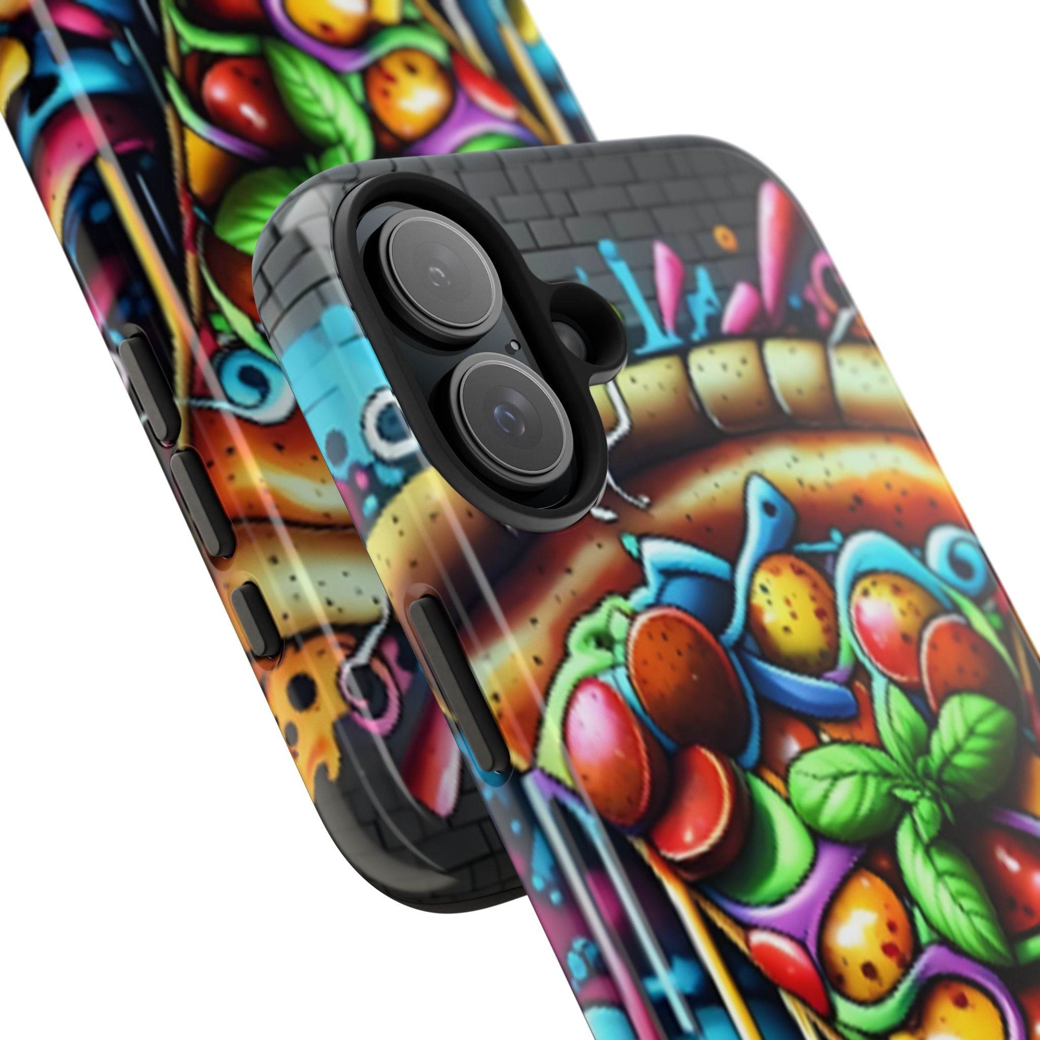 Graffiti Pizza Phone Case - iPhone Tough Case - Hook's Rubs & Spices