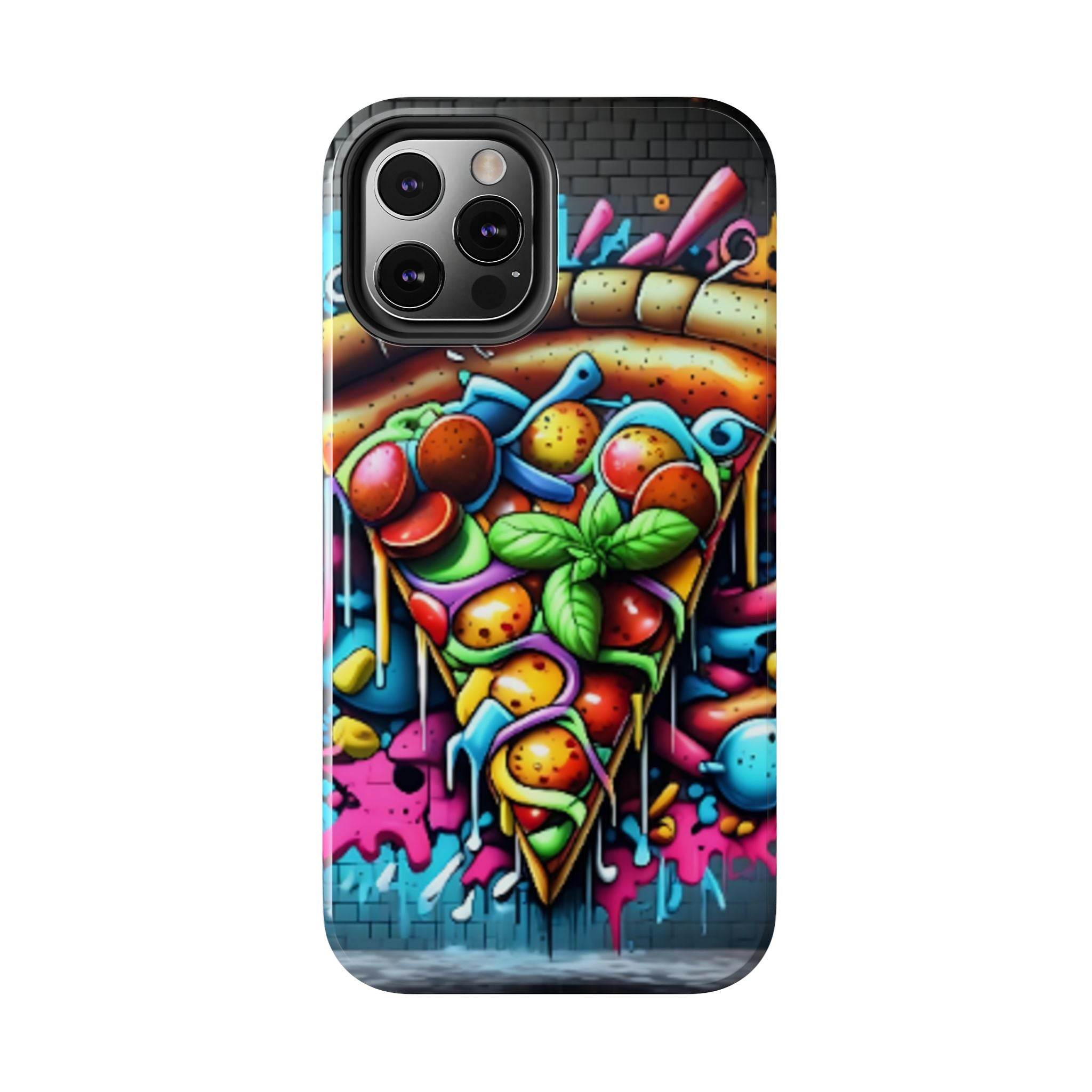 Graffiti Pizza Phone Case - iPhone Tough Case - Hook's Rubs & Spices