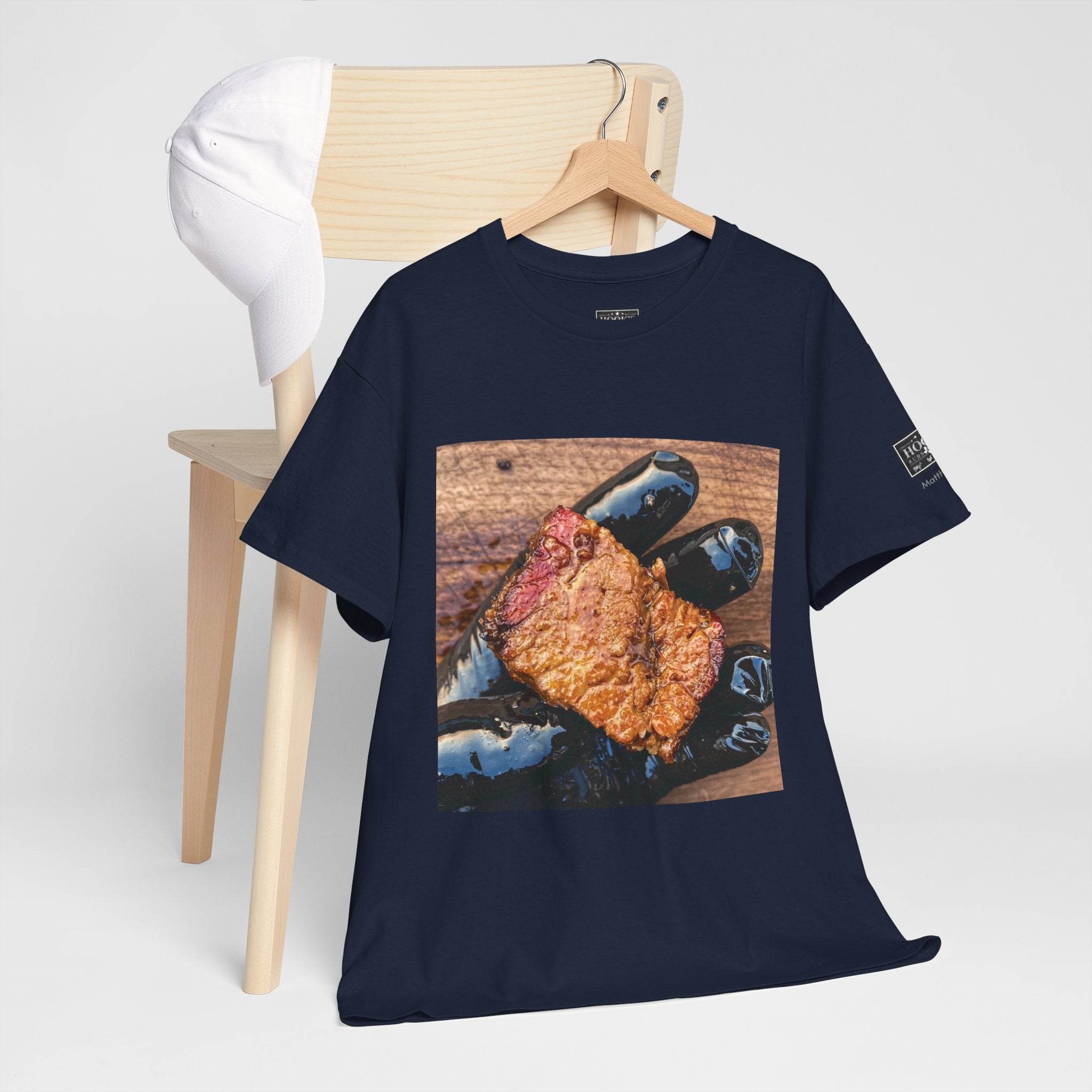 Juicy BBE - Brisket Burnt End Soft Cotton Tee - Hook's Rubs & Spices