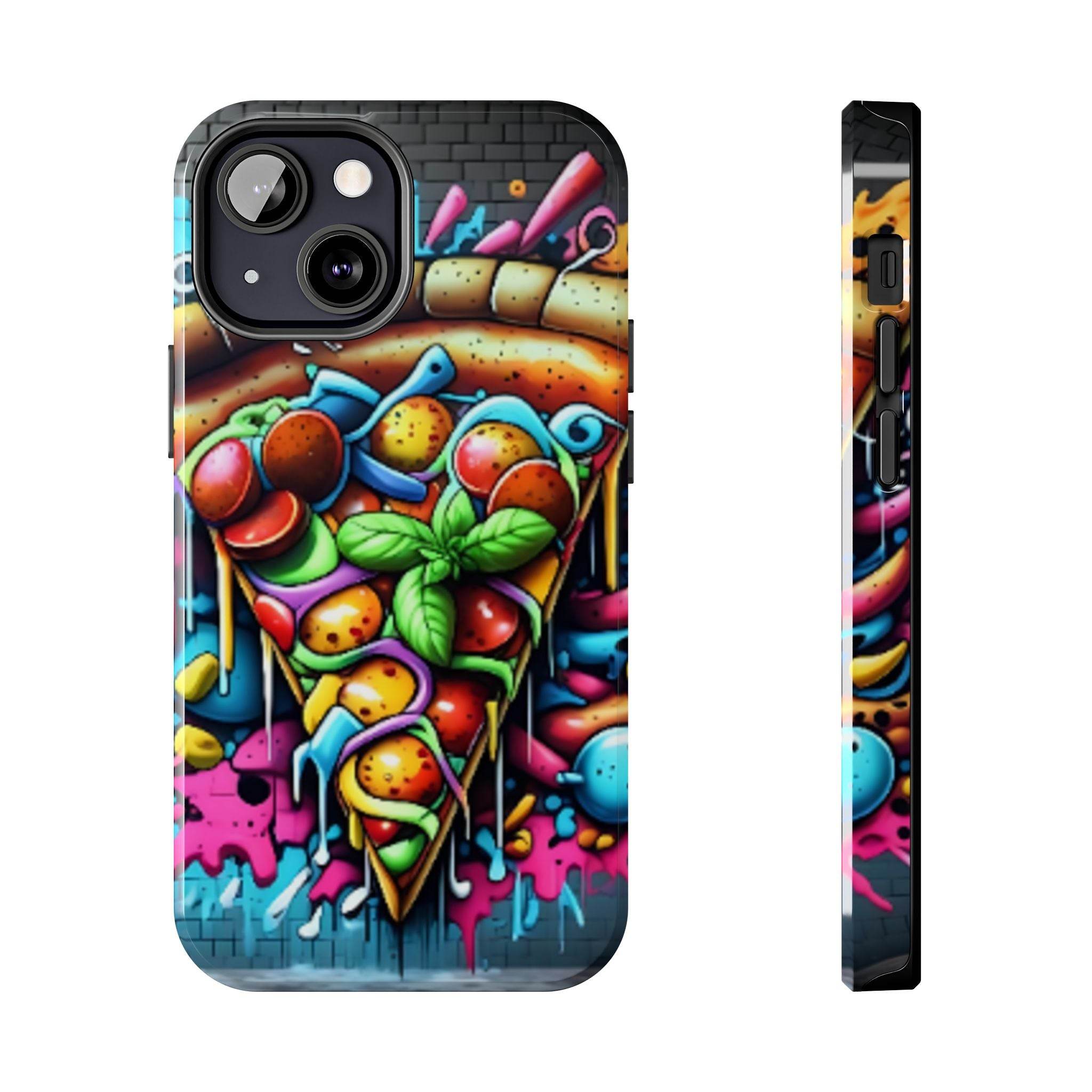 Graffiti Pizza Phone Case - iPhone Tough Case - Hook's Rubs & Spices