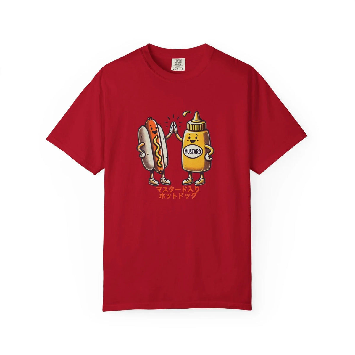 Vintage Hot Dog + Mustard High Five - Tee - Hook's Rubs & Spices