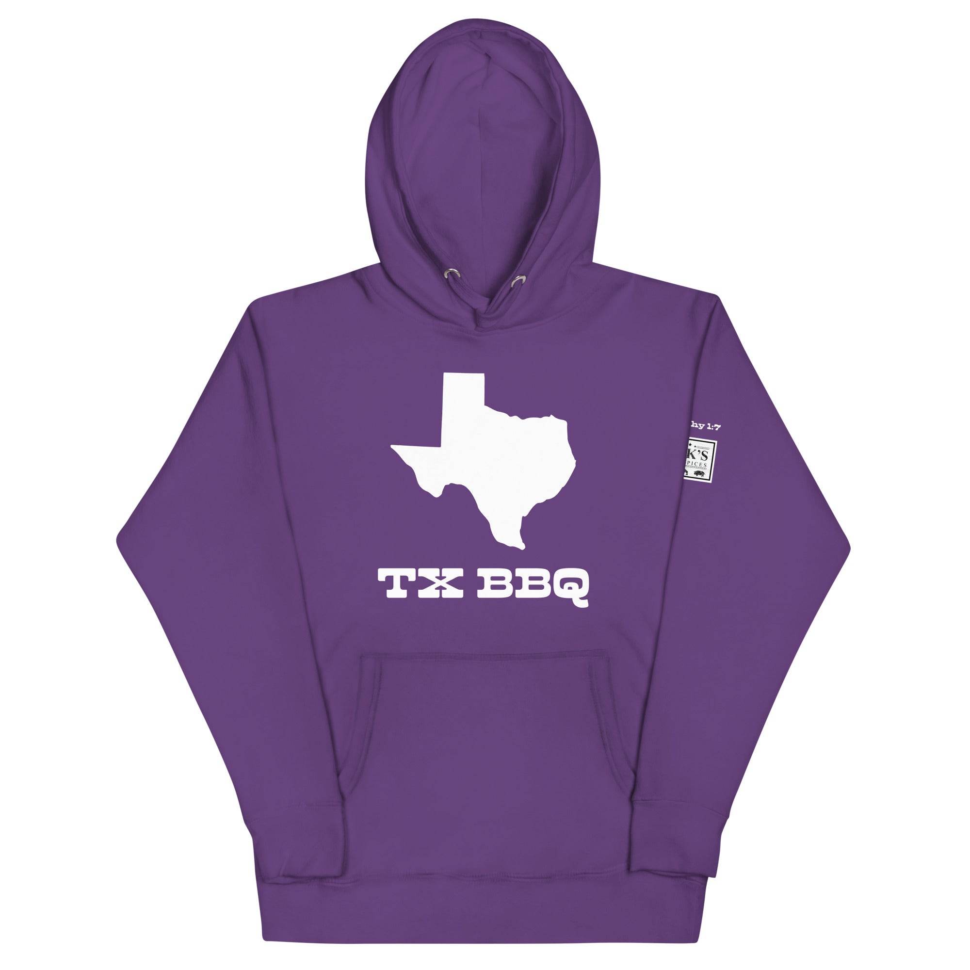 TX BBQ Hoodie - Hook's Rubs & Spices