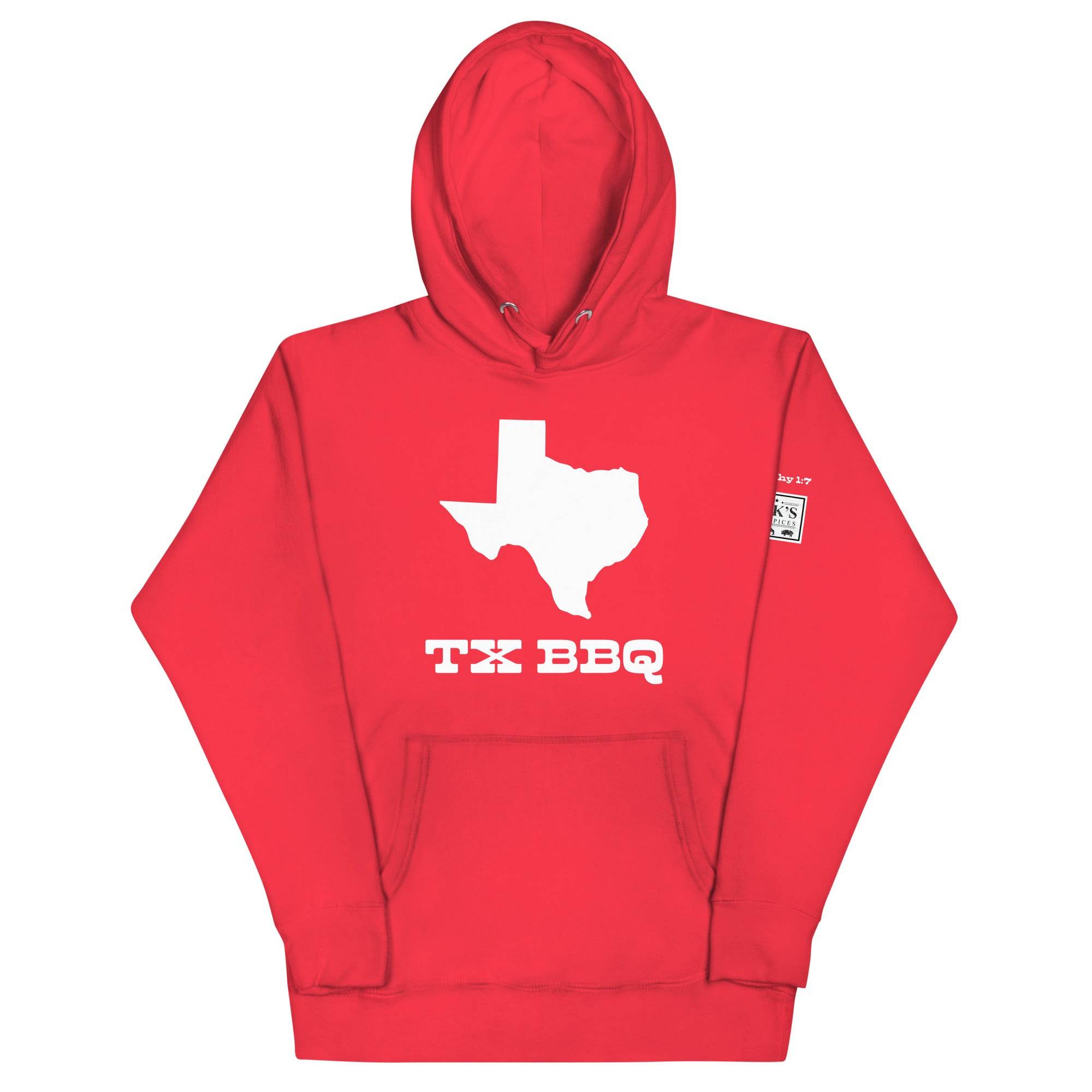 TX BBQ Hoodie - Hook's Rubs & Spices