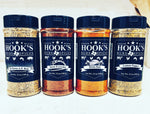 Load image into Gallery viewer, Combo 4 Pack of Hook’s Rub - H-Town AP Rub, Tacos Everyday, Rasta Rub &amp; Lemon Pepper
