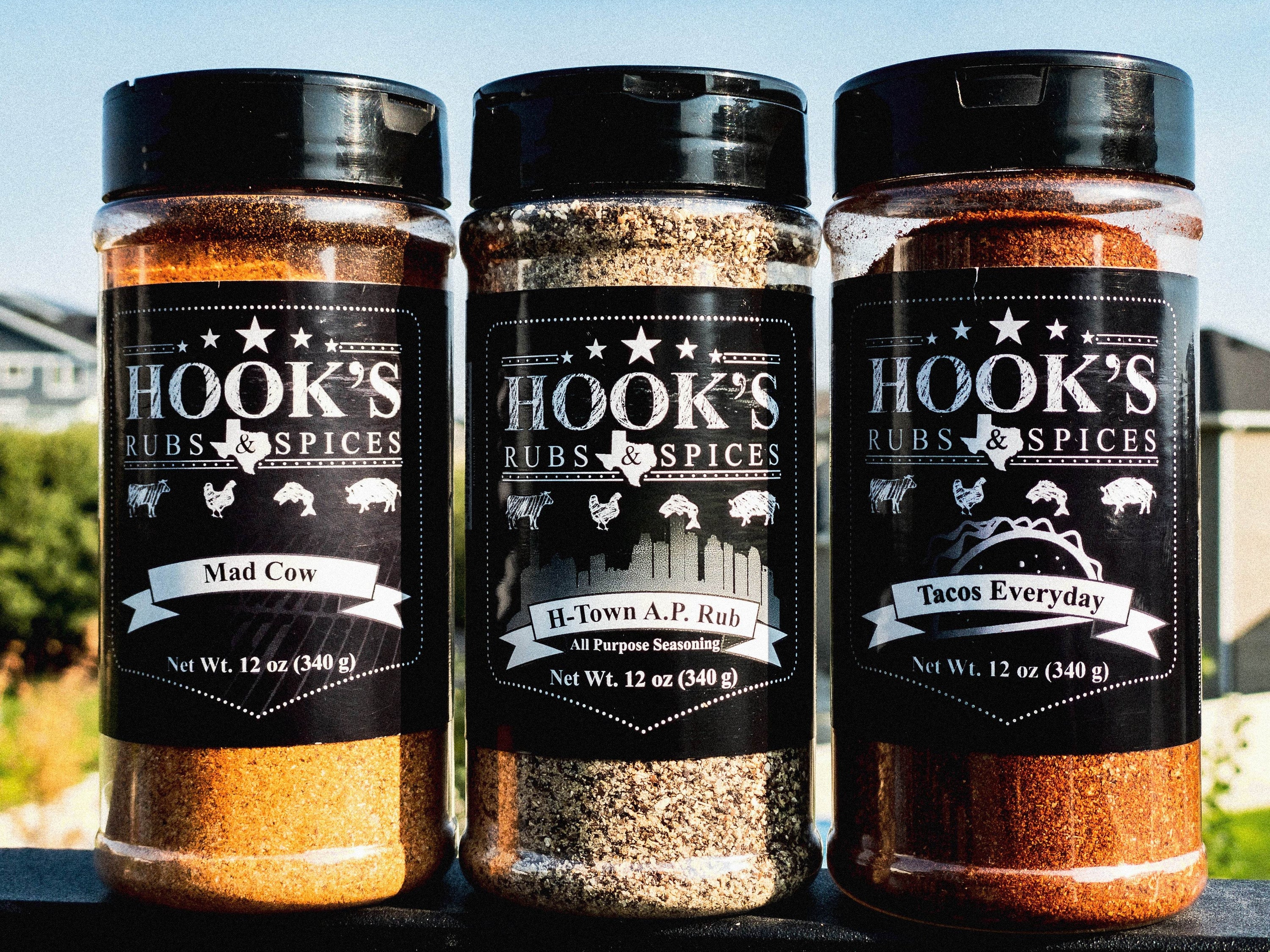 Texas 3-Step Combo - Hook's Rubs & Spices