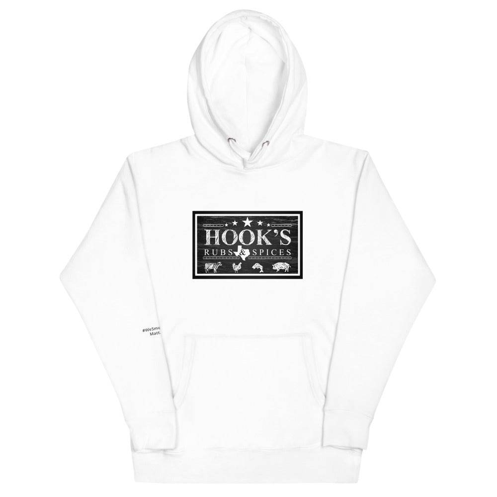 Hook's Rub Black Logo Hoodie - Hook's Rubs & Spices