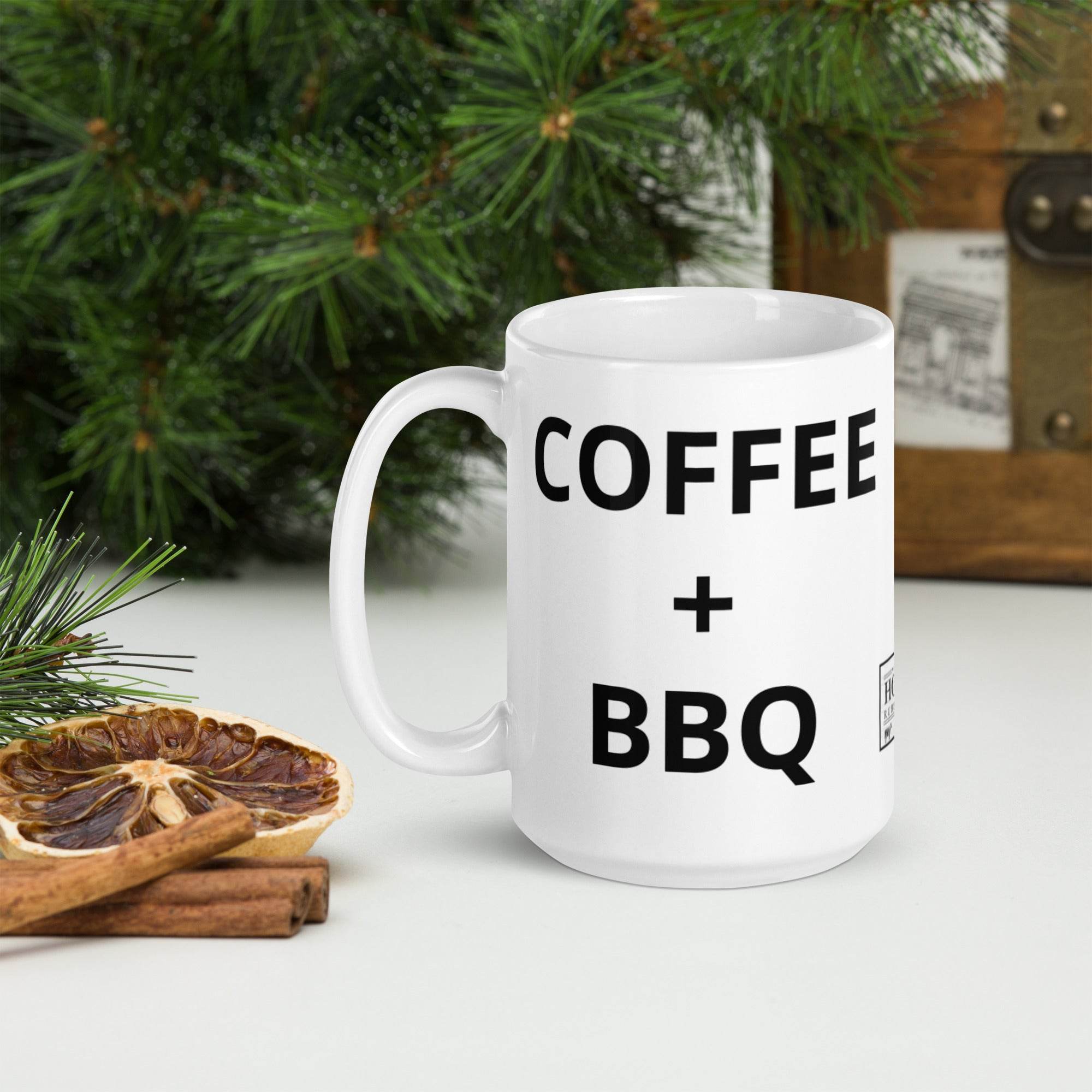 Coffee + BBQ - 11 or 15 oz mug - Hook's Rubs & Spices